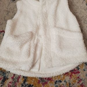 Carters fleece white vest